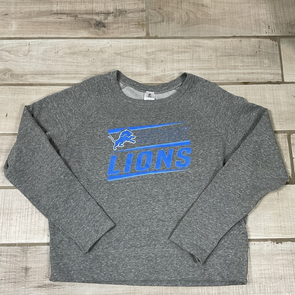 Detroit‎ Lions Pride Womens XL Long Sleeve NFL Team Apparel Sweatshirt